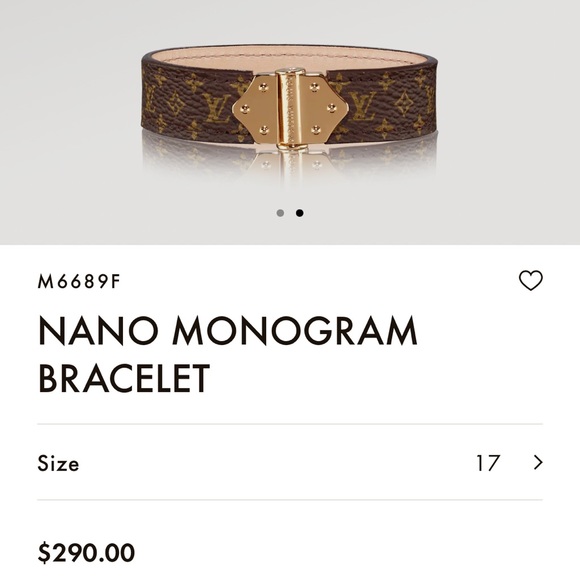 LOUIS VUITTON NANO MONOGRAM BRACELET - Picture 13 of 16